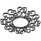 Ekena Millwork Reims Architectural Grade PVC Pierced Ceiling Medallion, Antiqued Silver, 20"OD x 7 5/8"ID x 1/2"P CMPP20REASV - alternate 4